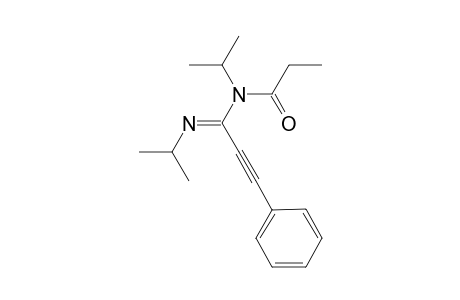 N-isopropyl-N-(1-(isopropylimino)-3-phenylprop-2-ynyl)propionamide