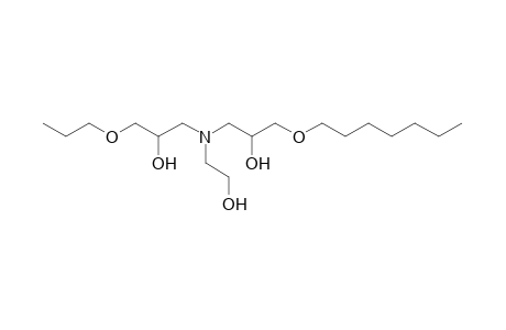 3-Heptyloxy-3'-propoxy-1,1'-(2-hydroxy-ethylimino)di-2-propanol