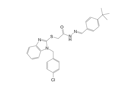 acetic acid, [[1-[(4-chlorophenyl)methyl]-1H-benzimidazol-2-yl]thio]-, 2-[(E)-[4-(1,1-dimethylethyl)phenyl]methylidene]hydrazide
