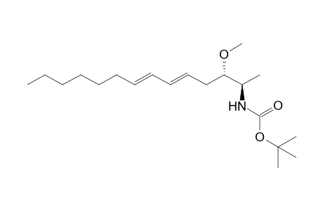 ((4E,6E)-(1R,2S)-2-Methoxy-1-methyl-trideca-4,6-dienyl)-carbamic acid tert-butyl ester