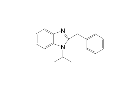 2-(Phenylmethyl)-1-propan-2-yl-benzimidazole