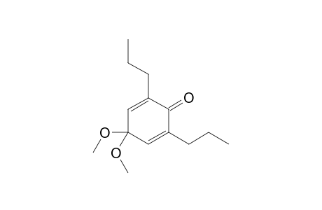 4,4-Dimethoxy-2,6-dipropyl-2,5-cyclohexadienone