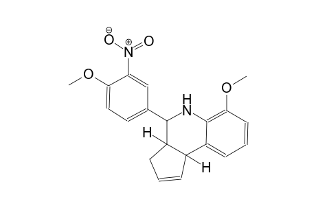 3H-cyclopenta[c]quinoline, 3a,4,5,9b-tetrahydro-6-methoxy-4-(4-methoxy-3-nitrophenyl)-, (3aS,4R,9bR)-