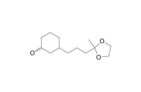 2-Methyl-2-[3-(3-oxocyclohexyl)propyl]-1,3-dioxolane
