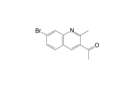 1-(7-Bromo-2-methylquinol-3-yl)ethanone