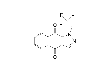 1H-Benz[f]indazole-4,9-dione, 1-(2,2,2-trifluoroethyl)-