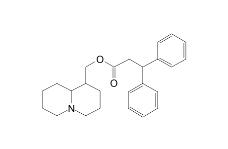 (1R,9aR)-octahydro-2H-quinolizin-1-ylmethyl 3,3-diphenylpropanoate