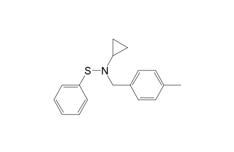 N-(Benzenesulfenyl)-N-(p-methylbenzyl)cyclopropylamine