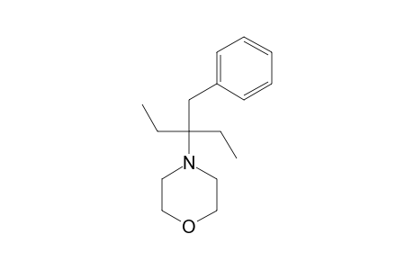 4-[1-(benzyl)-1-ethyl-propyl]morpholine