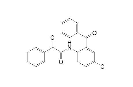 2-Chloranyl-N-[4-chloranyl-2-(phenylcarbonyl)phenyl]-2-phenyl-ethanamide