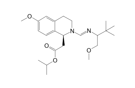 (S)-1-[(Isopropoxycarbonyl)methyl]-2-[N'-[(S)-2-(3,3-dimethyl-1-methoxybutyl)]formamidino]-6-methoxy-1,2,3,4-tetrahydroisoquinoline