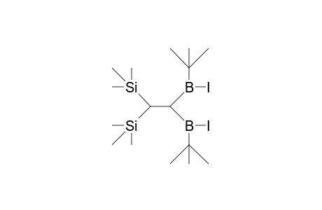 1,1-Bis(trimethylsilyl)-2,2-bis(T-butyl-iodo-boryl)-ethane