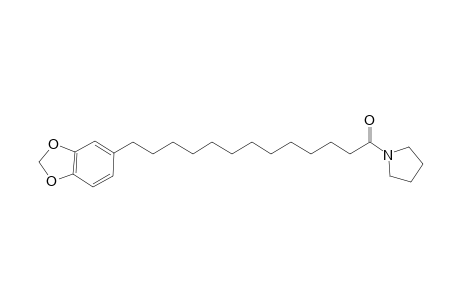 PA-C13:0 [5-(3,4-Methylenedioxyphenyl)tridecylpyrrolidinamide]