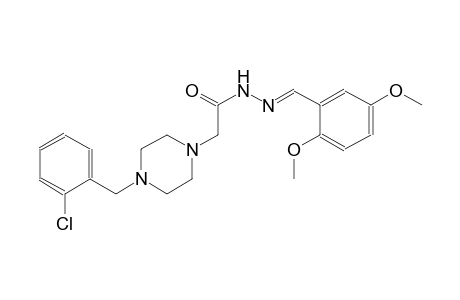 1-piperazineacetic acid, 4-[(2-chlorophenyl)methyl]-, 2-[(E)-(2,5-dimethoxyphenyl)methylidene]hydrazide