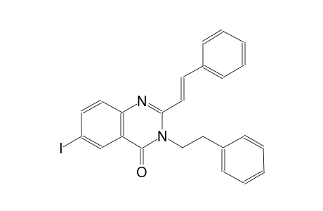6-iodo-2-[(E)-2-phenylethenyl]-3-(2-phenylethyl)-4(3H)-quinazolinone