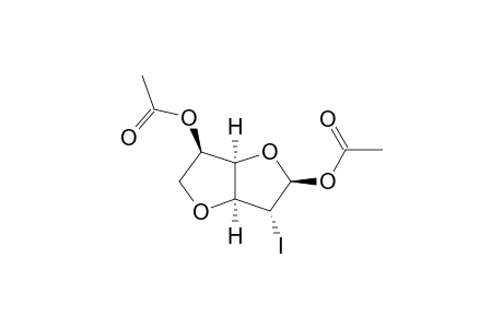(3R,3AR,5S,6R,6AS)-5-ACETOXY-6-IODO-HEXAHYDROFURO-[3,2-B]-FURAN-3-YL-ACETATE;3,6-ANHYDRO-2-DEOXY-2-IODO-BETA-D-ARABINOHEXOFURANOSE-DIACETATE