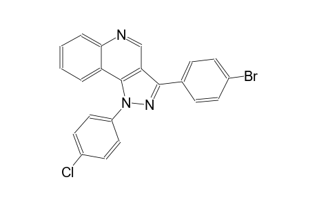 1H-pyrazolo[4,3-c]quinoline, 3-(4-bromophenyl)-1-(4-chlorophenyl)-