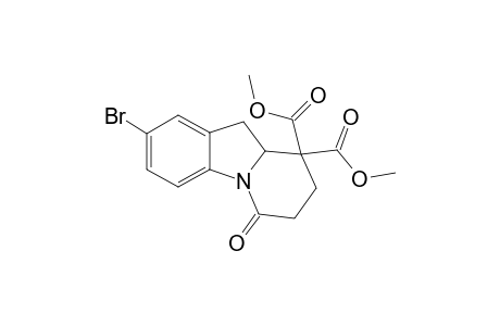 Dimethyl 2-bromo-6-oxo-7,8,9a,10-tetrahydropyrido[1,2-a]indole-9,9(6H)-dicarboxylate