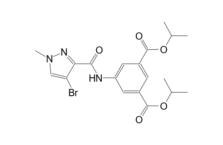 diisopropyl 5-{[(4-bromo-1-methyl-1H-pyrazol-3-yl)carbonyl]amino}isophthalate