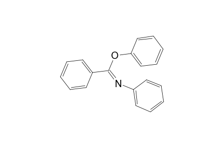 Benzenecarboximidic acid, N-phenyl-, phenyl ester