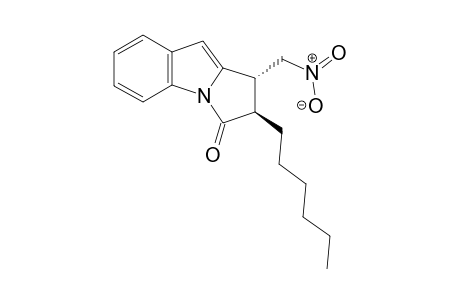 (1S,2R)-2-hexyl-1-(nitromethyl)-1H-pyrrolo[1,2-a]indol-3(2H)-one