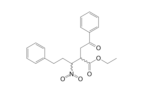 Ethyl 3-nitro-2-(2-oxo-2-phenylethyl)-5-phenylpentanoate