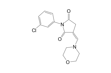 (3Z)-1-(3-chlorophenyl)-3-(morpholinomethylene)pyrrolidine-2,5-quinone