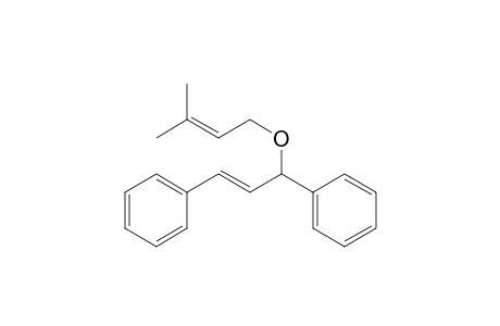 (E)-3-(3-Methylbut-2-en-1-yloxy)-1,3-diphenyl-1-propene