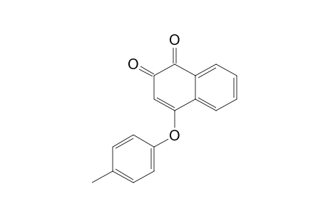 4-(p-tolyloxy)naphthalene-1,2-dione