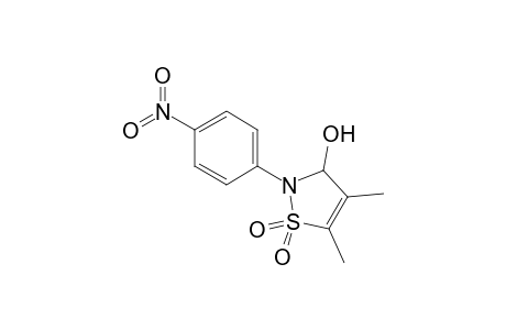 1,1-diketo-4,5-dimethyl-2-(4-nitrophenyl)-3H-isothiazol-3-ol