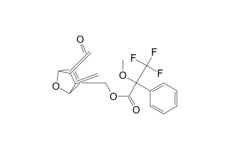 Benzeneacetic acid, .alpha.-methoxy-.alpha.-(trifluoromethyl)-, (3-formyl-5,6-bis(methylene)-7-oxabicyclo[2.2.1]hept-2-en-2-yl)methyl ester, [1R-[1.alpha.,2(S*),4.alpha.]]-