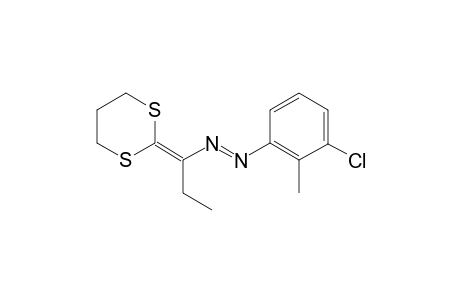 (E)-1-(1-(1,3-Dithian-2-ylidene)propyl)-2-(3-chloro-2-methylphenyl)diazene