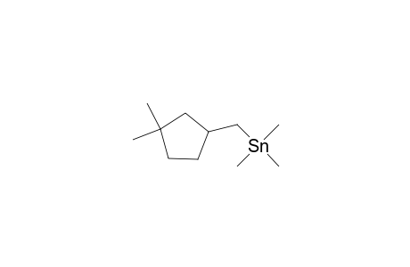 1,1-Dimethyl-3-[(trimethylstannyl)methyl]cyclopentane