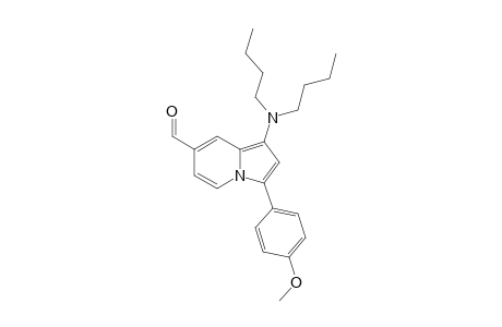 1-(Dibutylamino)-3-(4-methoxyphenyl)indolizin-7-carbaldehyde