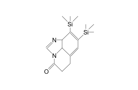 7,8-Bis(trimethylsilyl)-5,6,9a,9b-tetrahydro-4H-imidazo[4,5,1-ij]quinolin-4-one