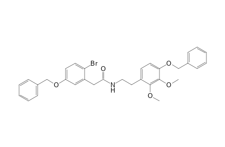 2-(5-Benzyloxy-2-bromophenyl)-N-(4-benzyloxy-2,3-dimethoxyphenethyl)acetamide