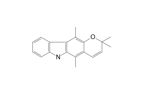 2,2,5,11-tetramethyl-6H-pyrano[5,6-b]carbazole