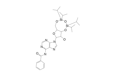 3',5'-O-(TETRA-ISOPROPYL-DISILOXANE-1,3-DIYL)-N(6)-BENZOYL-ADENOSINE