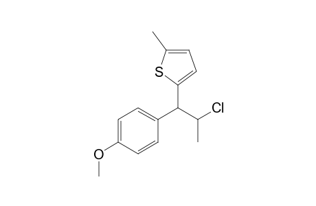 2-(2'-chloro-1'-(4''-methoxyphenyl)-propyl)-5-methylthiophene