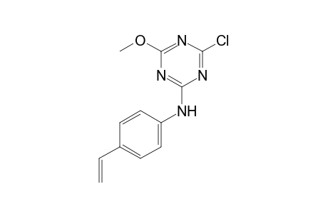 1,3,5-Triazin-2-amine, 4-chloro-N-(4-ethenylphenyl)-6-methoxy-