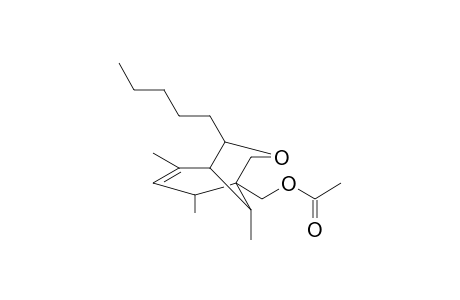 Acetic acid, 6,8,9-trimethyl-4-pentyl-3-oxabicyclo[3.3.1]non-6-en-1-ylmethyl ester