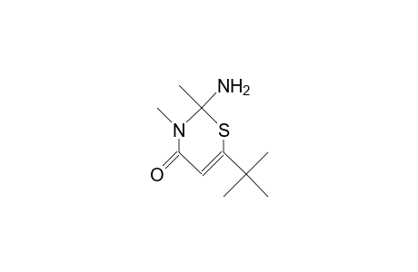 2-Amino-3,4-dihydro-2,3-dimethyl-6-tert-butyl-2H-1,3-thiazin-4-one