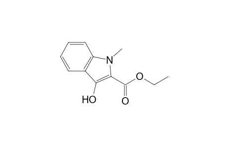 1H-Indole-2-carboxylic acid, 3-hydroxy-1-methyl-, ethyl ester