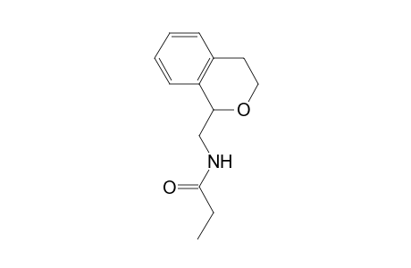 N-(3,4-Dihydro-1H-isochromen-1-ylmethyl)propanamide