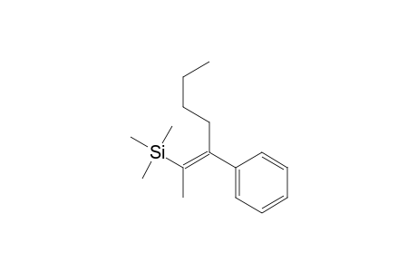 Silane, trimethyl(1-methyl-2-phenyl-1-hexenyl)-, (E)-