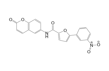 5-(3-nitrophenyl)-N-(2-oxo-2H-chromen-6-yl)-2-furamide