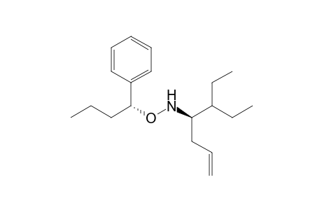(R)-5-Ethyl-N-[(R)-1-phenylbutoxy]hept-1-en-4-ylamine