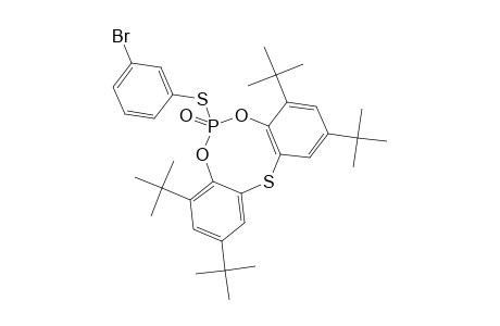 6-(3'-BROMOPHENYLTHIO)-2,4,8,10-TETRA-TERT.-BUTYLDIBENZO-[D,G]-[1,3,6,2]-DIOXATHIAPHOSPHOCIN-6-OXIDE
