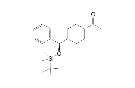 (1R*,1'R*)-4-[1'-[(tert-Butyldimethylsilyl)oxy]benzyl]cyclohex-3-enyl Methyl Ketone