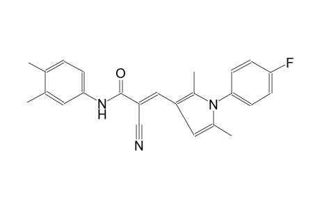 2-propenamide, 2-cyano-N-(3,4-dimethylphenyl)-3-[1-(4-fluorophenyl)-2,5-dimethyl-1H-pyrrol-3-yl]-, (2E)-